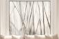 Preview: Fensterfolie mit Gräsern im Wind im Vintage-Look