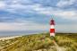 Preview: Selbstklebende Fensterfolie mit einem Leuchtturm auf Sylt