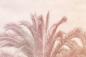 Preview: Fensterfolie mit einer Palme im Vintage-Stil als Sichtschutz