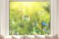 Preview: Fensterfolie mit Seifenblasen in der Natur