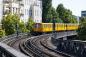 Preview: Selbstklebende Fensterfolie als Sichtschutz mit einer U-Bahn in Berlin