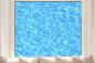 Preview: Fensterfolie – Frisches blaues Wasser im Swimmingpool
