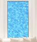 Preview: Fensterfolie mit Wasser vom Swimmingpool (Hochformat)
