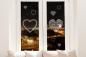 Preview: Winterherzen Fenstersticker