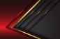 Preview: Fototapete Luxusdesign mit Spitzform im edlen Rot und Schwarz und Rot