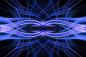 Preview: Design-Fototapete blaue runde Formen