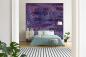 Preview: Vlies-Fototapete violettes Muster-Design