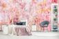 Preview: Vlies-Fototapete Wasserfarben-Hintergrund in Rosa
