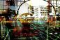 Preview: Vlies-Fototapete – U-Bahn in Richtung Pankow als Berlin-Collage