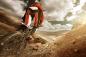 Preview: Fototapete BMX Fahrer Downhill