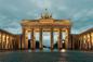 Preview: Fototapete Brandenburger Tor in Berlin im Vintage-Look