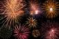 Preview: Fototapete Feuerwerk
