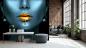 Preview: Vlies-Fototapete – Fashion-Motiv eines Modells mit goldenem Lippenstift
