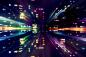 Preview: 3D-Fototapete Big City Lights