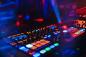 Preview: Fototapete DJ Mixer in einem Club