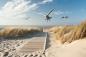 Preview: Fototapete Möwen über den Dünen in Langeoog