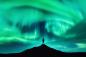Preview: Fototapete leuchtende Polarlichter in Norwegen