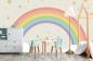 Preview: Kinderzimmer Fototapete mit einem Regenbogen in Pastell für Ihr Kinderzimmer