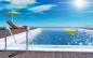 Preview: Fototapete Swimmingpool auf einem Sonnendeck