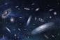 Preview: Fototapete Galaxien im Universum