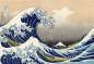 Preview: Fototapete Die große Welle vor Kanagawa
