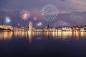 Preview: Fototapete Hamburg Feuerwerk