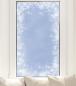 Preview: Fensterfolie mit Eiskristallen im Border-Design