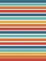 Preview: Retro-Streifentapete mit Querstreifen in 70er-Jahre Farben