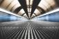 Preview: 3D-Fototapete futuristischer Tunnel