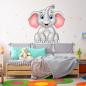 Preview: Wandtattoo kleiner Elefant