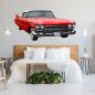 Preview: Wandattoo roter Cadillac wie echt