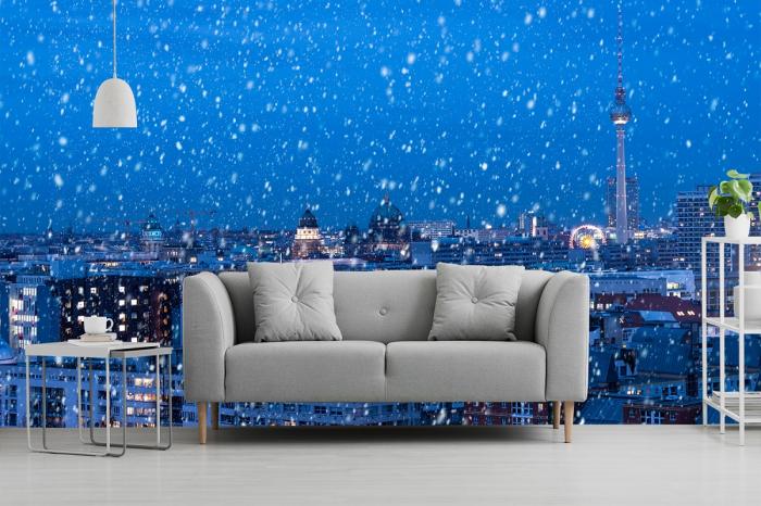 Fototapete Berlin Winterpanorama