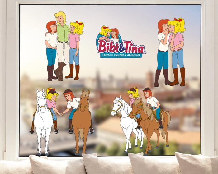 Fenstersticker Bibi und Tina für Ihr Kinderzimmer bestellen