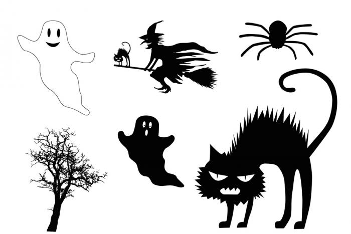 Fenstersticker Halloween Set