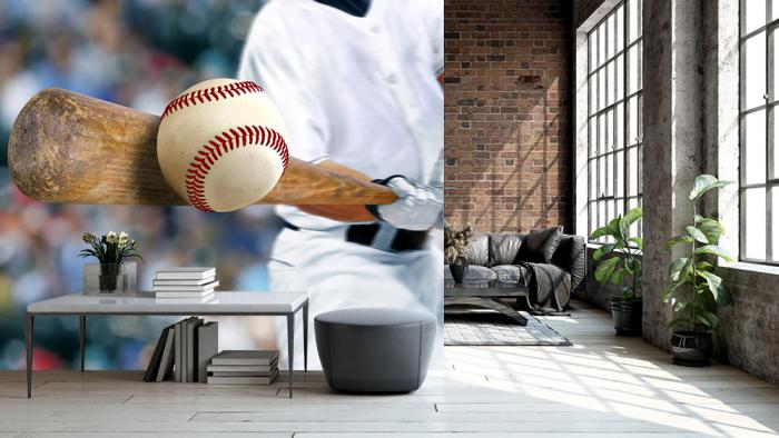 Fototapete Baseball Spieler