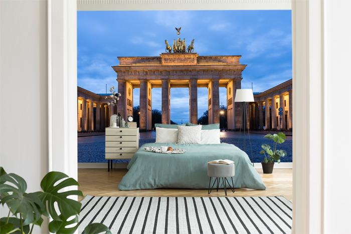 Fototapete Brandenburger Tor in Berlin am Morgen