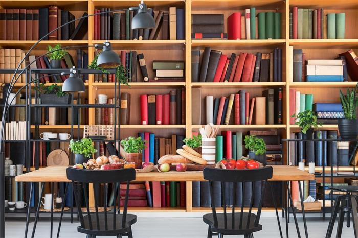 Fototapete Bücherregal