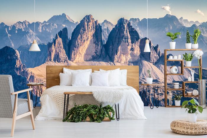Fototapete Drei Zinnen der Dolomiten in Italien