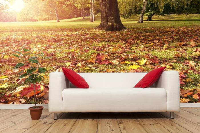 Fototapete Herbstblätter