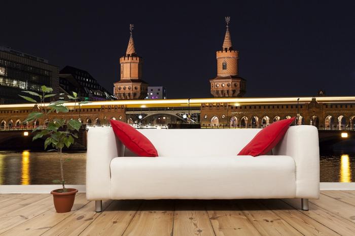 Fototapete Berlin Oberbaumbrücke