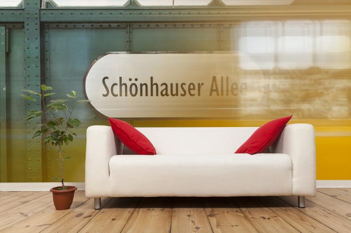 Fototapete U-Bahn Schönhauser Allee