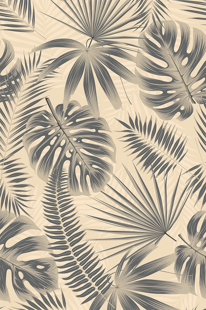 Fensterfolie tropische Blätter I Online kaufen!