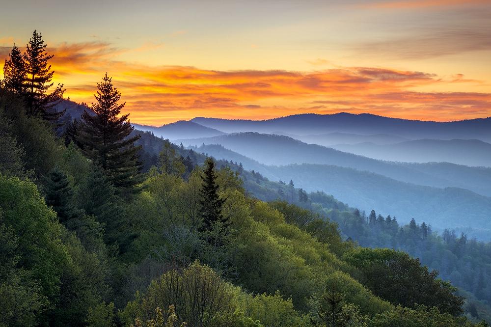 Fototapete Smoky Mountains