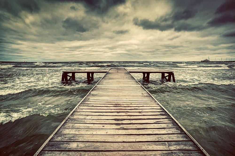 Fototapete stürmisches Meer