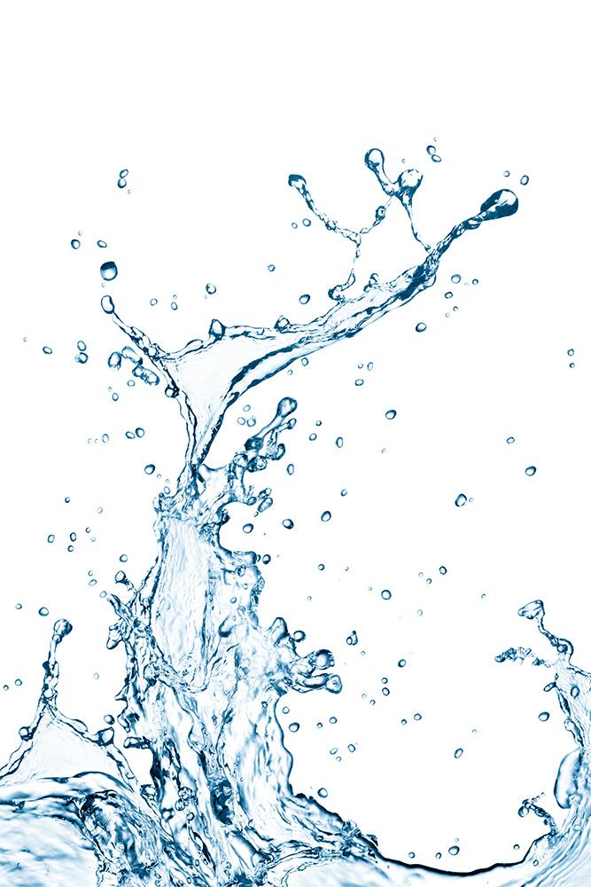 Qualitäts-Fensterfolie mit einem Wasser-Motiv im Hochformat