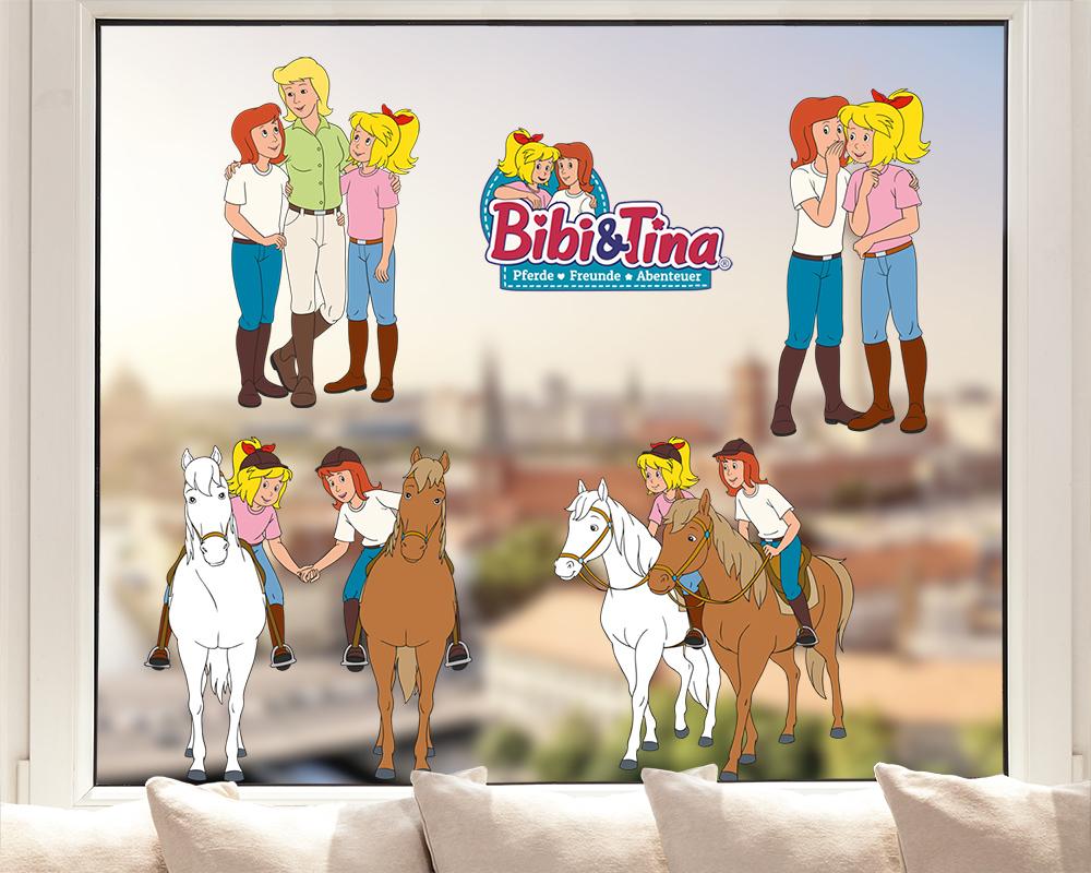 Fenstersticker Bibi und Tina für Ihr Kinderzimmer bestellen