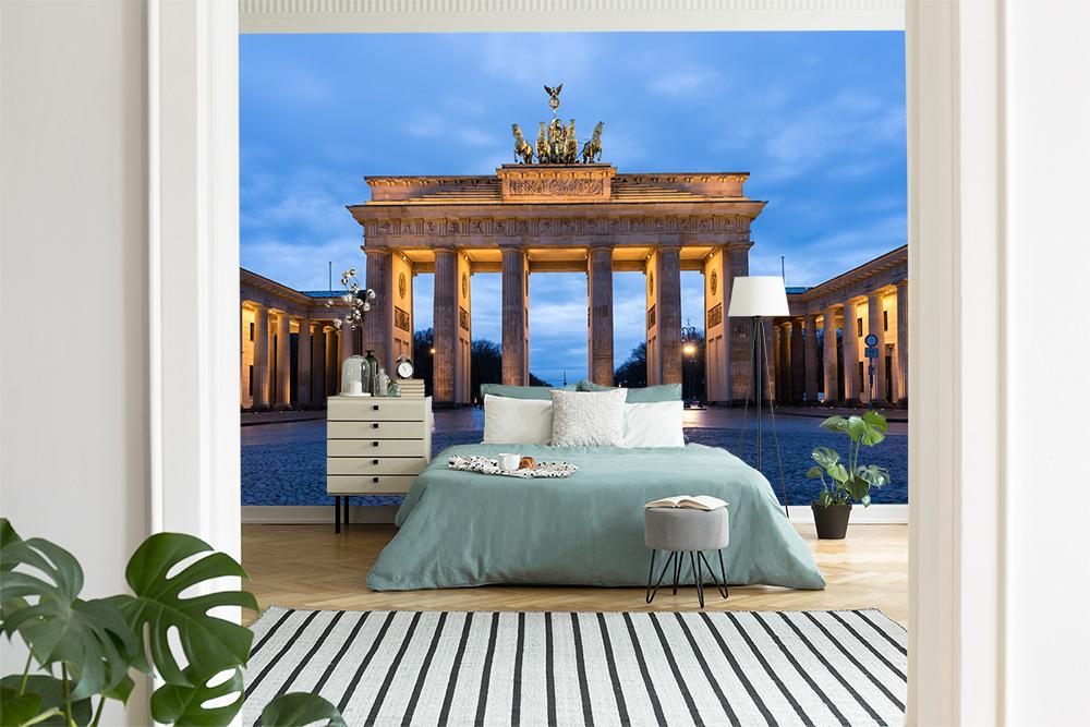 Fototapete Brandenburger Tor in Berlin am Morgen