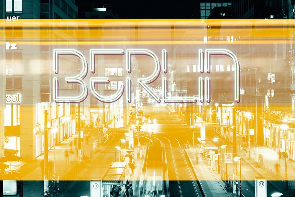 Fototapete Fotocollage von Berlin