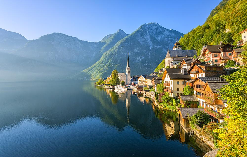 Fototapete Hallstatt in Österreich