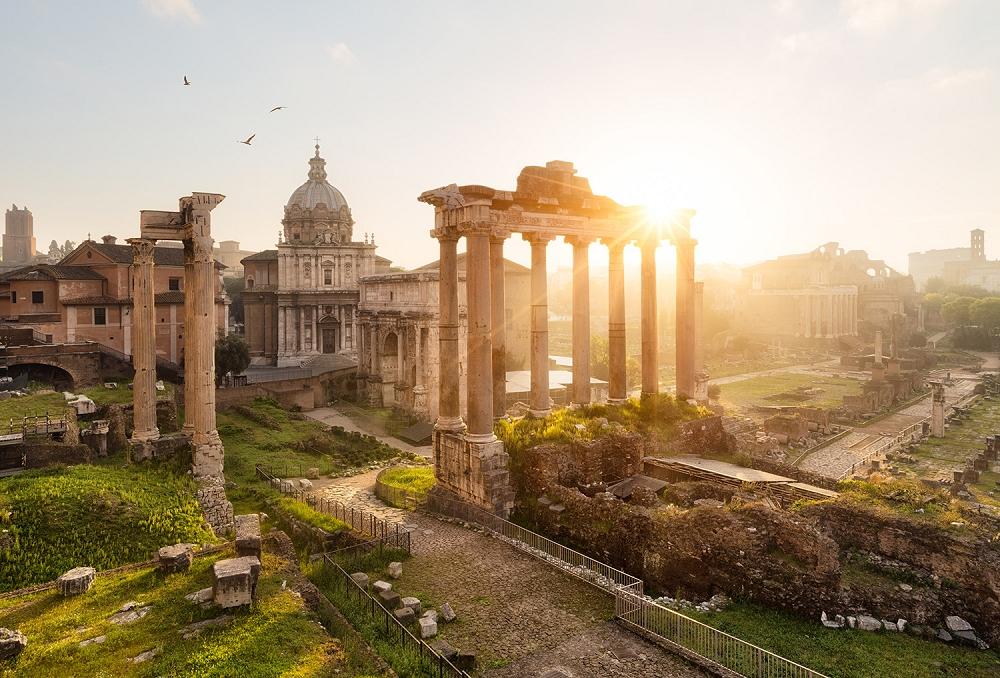 Fototapete Ruinen in Rom